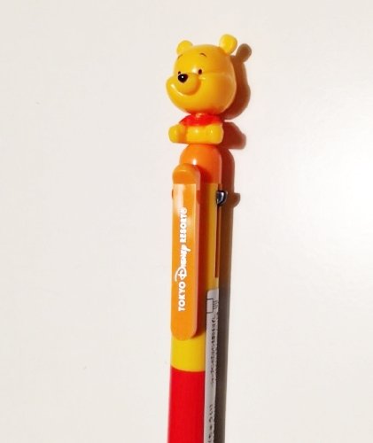 くまのプーさん キャラクターマスコット付き シャープペン＆3色
